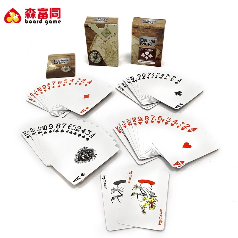 Factory Supply playing card custom cheap logo playing card