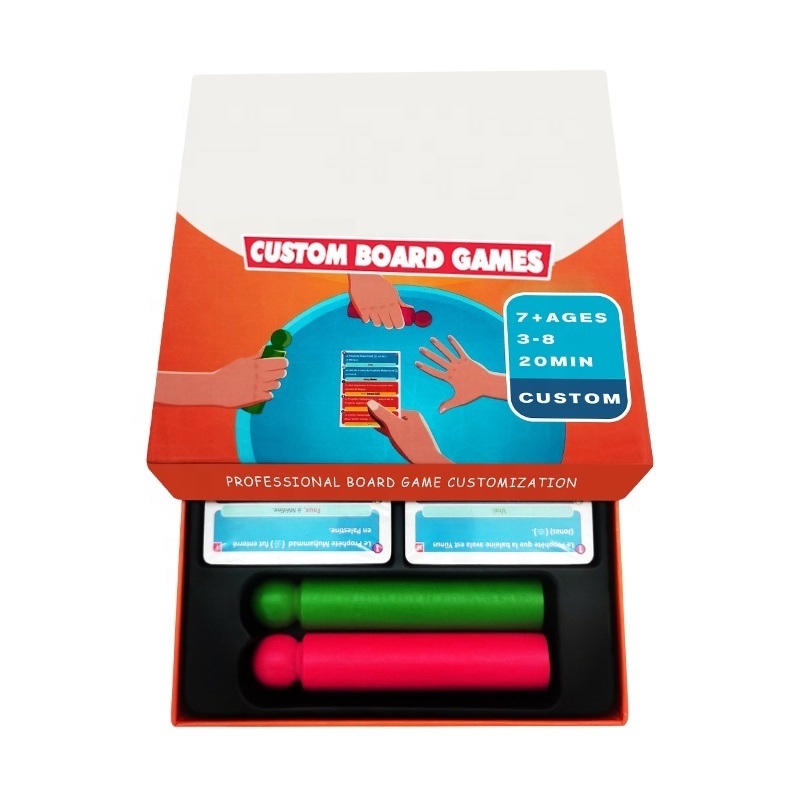 Customized Board Game Sets Design Factory  Carbon Printed Indoor Board Games For kids