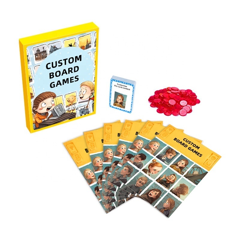 SFT Custom board game cards High quality printed game cards for kids