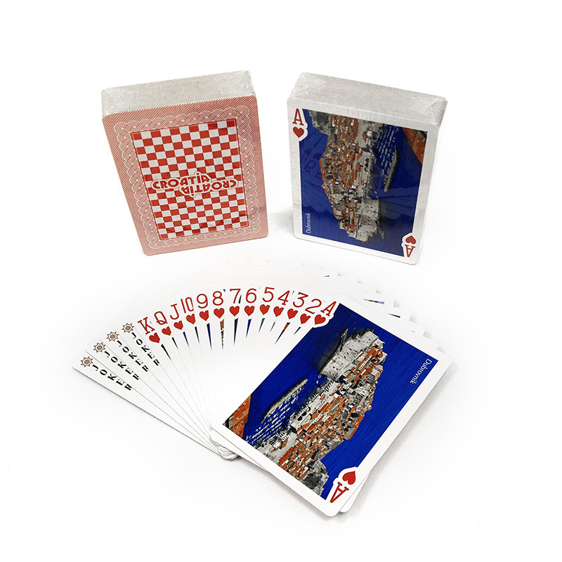 Free samplescustom  Factory Supply Poker Cards Advertising  Game Paper Box,tin Box Customized OEM  playing poker cards