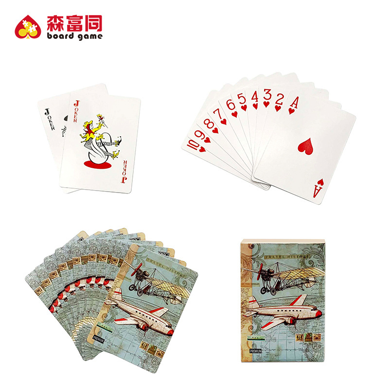 Wholesale Double Deck Tin/Iron Box Sublimation Poker Paper Custom Logo  Playing Cards Set Manufacturer