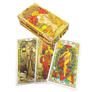 Paper Game Card Custom Tarot Cards Deck Visionary Tarot Printed Custom Tarot Cards