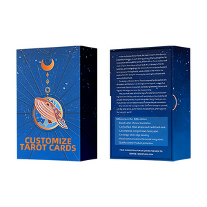 Custom Tarot cards printed wholesale, complete with a guidebook and box