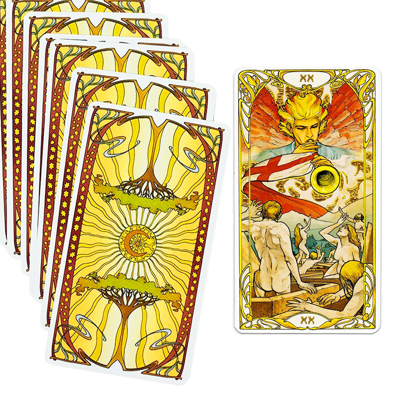 Card Game Custom Deck Gold Silver Foil Stamping Oracle Card Games Tarot Cards