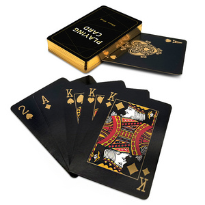 High Quality Playing Cards Custom Design Standard Gold Silver Foil Stamping Edge Poker