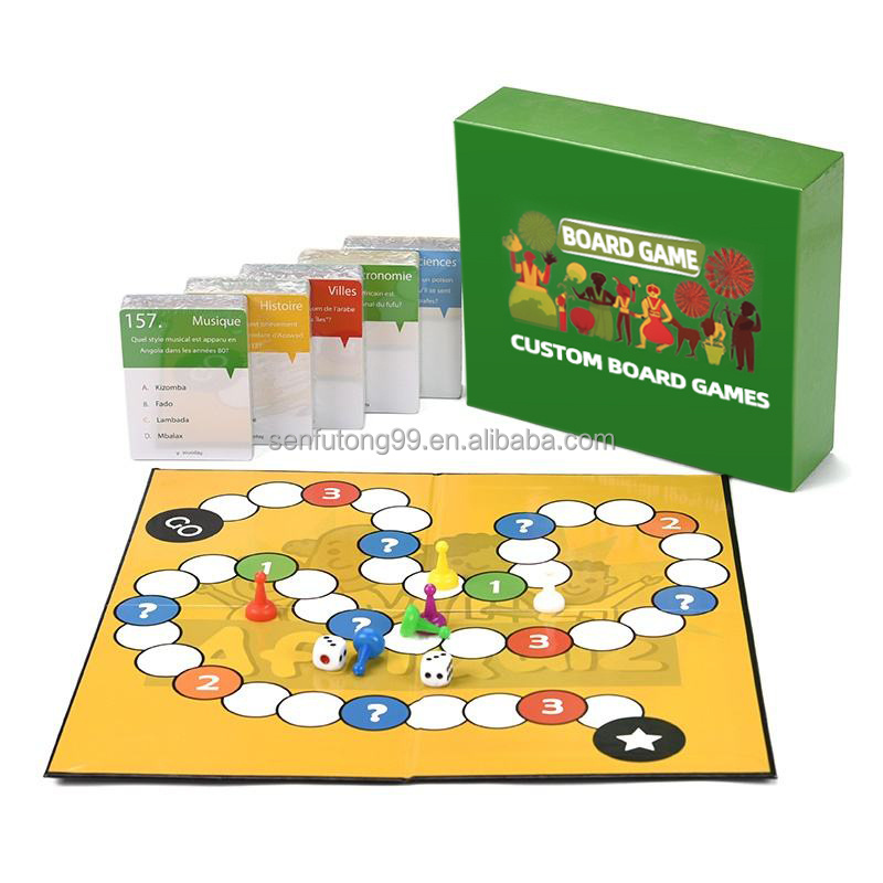 OEM Custom Printing Game Board Play Fun interactive board games For Kids Family