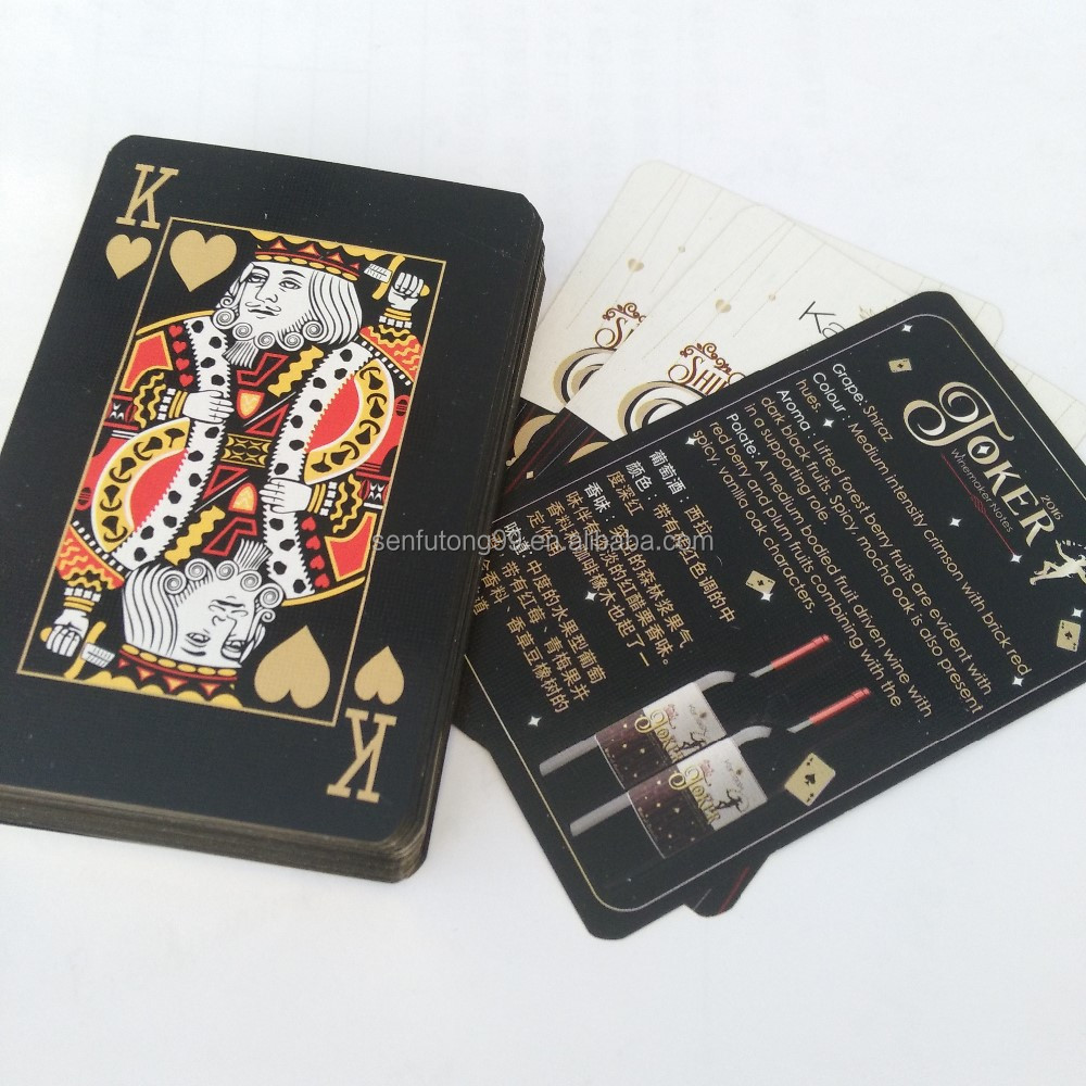 Customised supplier paper game dirty black nude playing cards with deck box