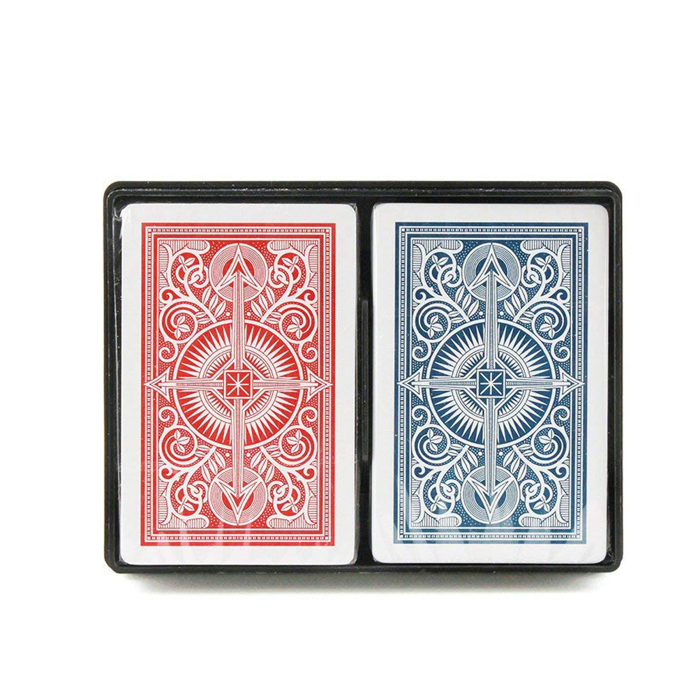 Cheap advertising both sides custom pvc plastic playing cards