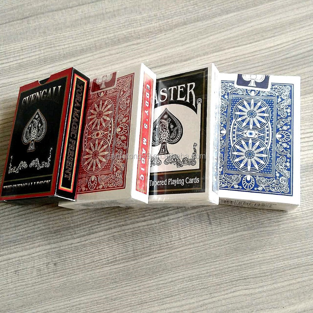 high quality casino black core paper poker cards playing cards paper cards with anti-fake mark