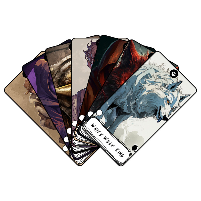 Card printing vendors offer free sample wholesale custom game cards personalized Werewolf kill cards