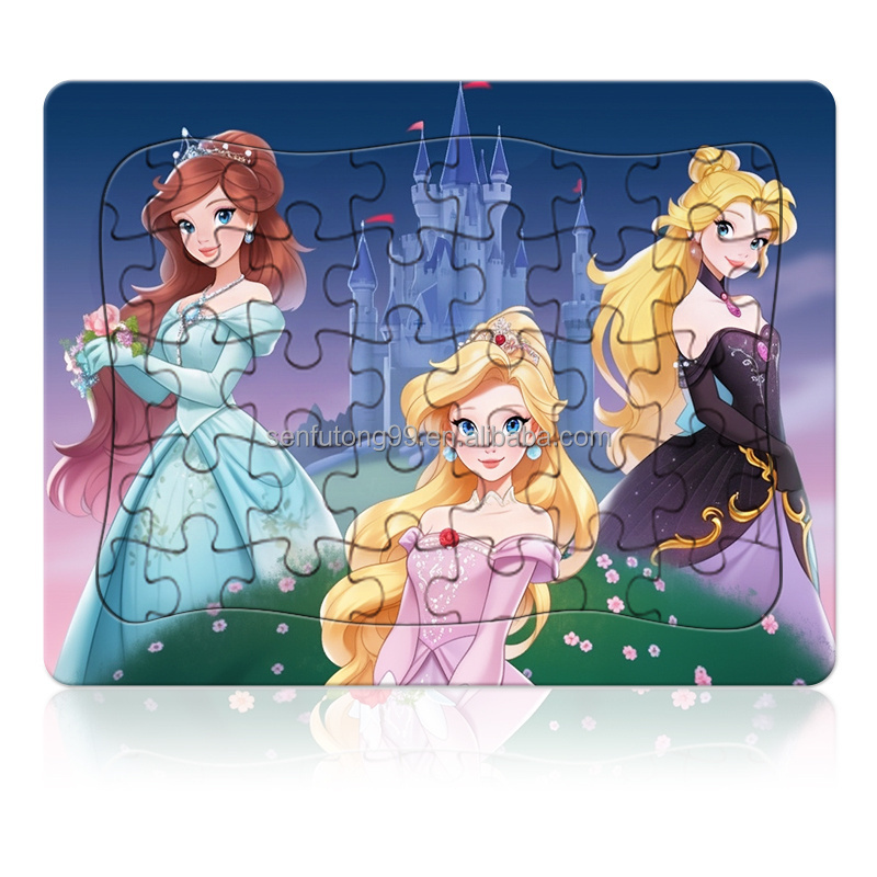 Customizable Children's Jigsaw Puzzles Manufacturers custom Cartoon Character Princess Puzzles