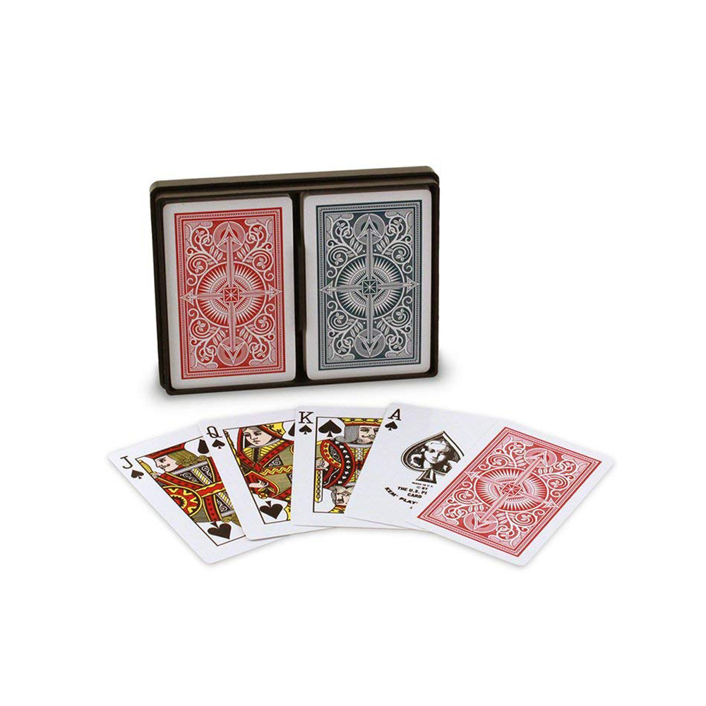 Cheap advertising both sides custom pvc plastic playing cards