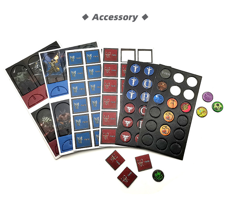 Board Game Custom Foldable Family Paper Board Game And Box Printing For Family Travel With Dice Token Spinner