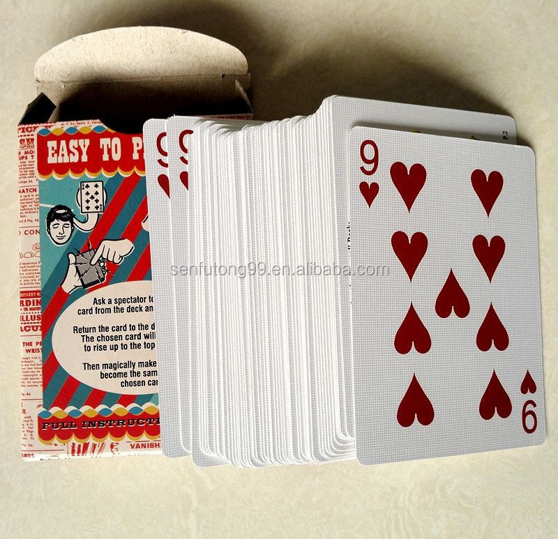 high quality casino black core paper poker cards playing cards paper cards with anti-fake mark