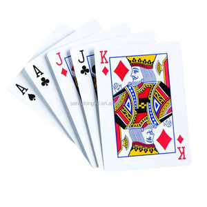 high quality casino black core paper poker cards playing cards paper cards with anti-fake mark