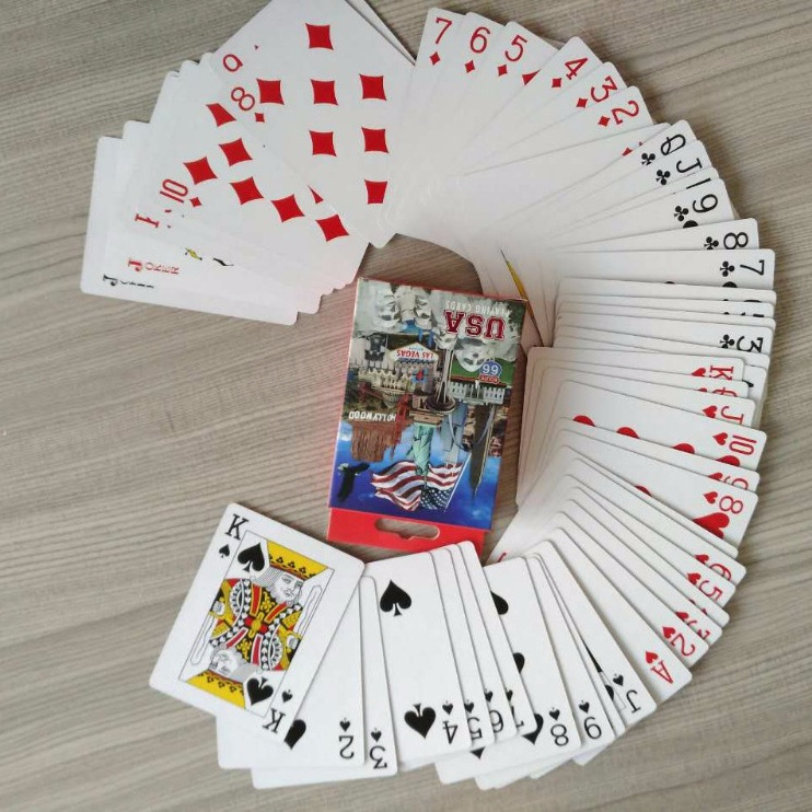 printing 100% plastic recycled mini playing cards