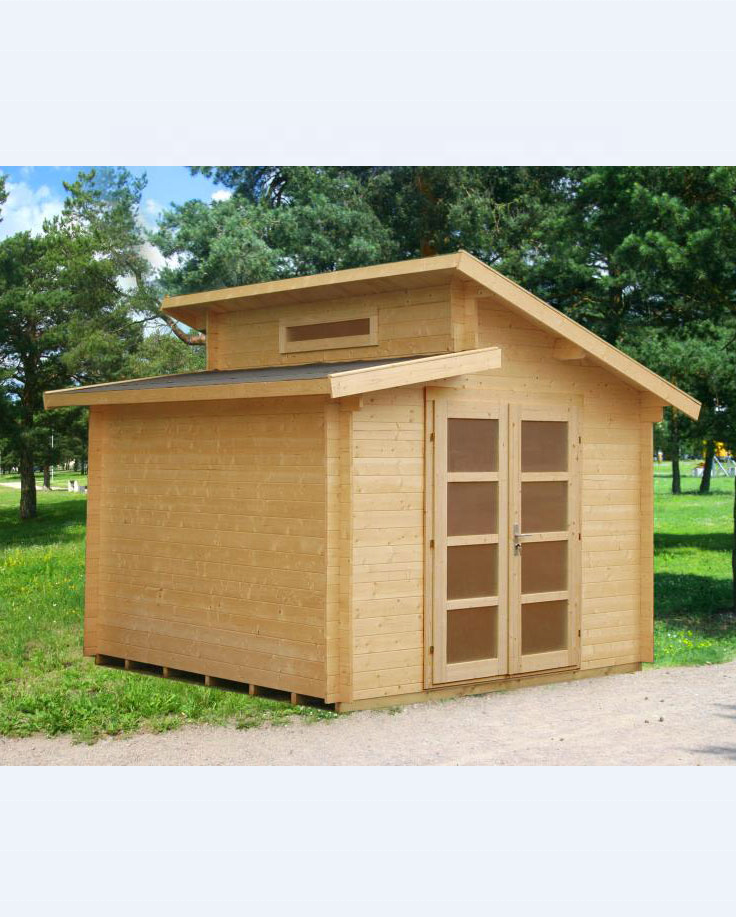 Fast installation prefab wood shed kit/ cabin shed kit/ log shed kit for sale