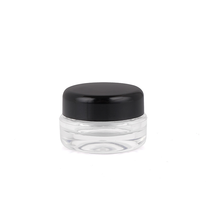 Private Label 5ml Mini Jar Clear Empty Sample Pot 5 gram Small Jars Lip Scrub Container