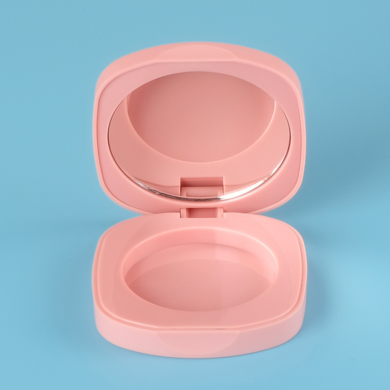 Customization Magnetic Opening Compact Case For Press Powder Case Packaging 3.5g empty  powder container