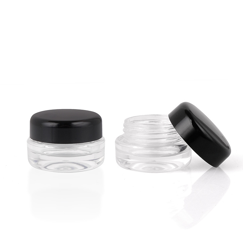 Private Label 5ml Mini Jar Clear Empty Sample Pot 5 gram Small Jars Lip Scrub Container