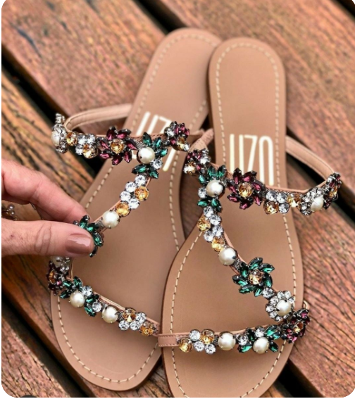 Factory Supply High Quality Crystal Flip Flops Accessory Rhinestone Bridal Slippers Fashion Woman Wedding Flip Flop decoration