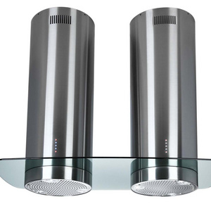 stainless steel filter chimney smoke island kitchen cooker hood