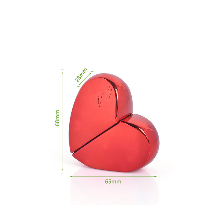 Heart Shape Empty Glass 25ml Lady Cute Portable Atomier Spray Fancy Perfume Container Bottles