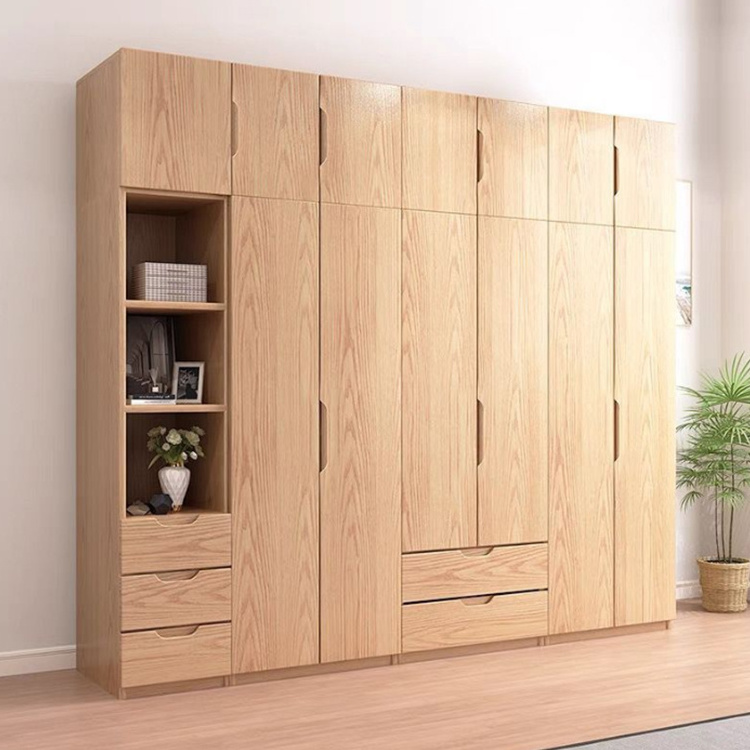 Luxury wardrobe bedroom furniture wooden particle board wardrobe closet armoire cupboards for bedroom wardrobe