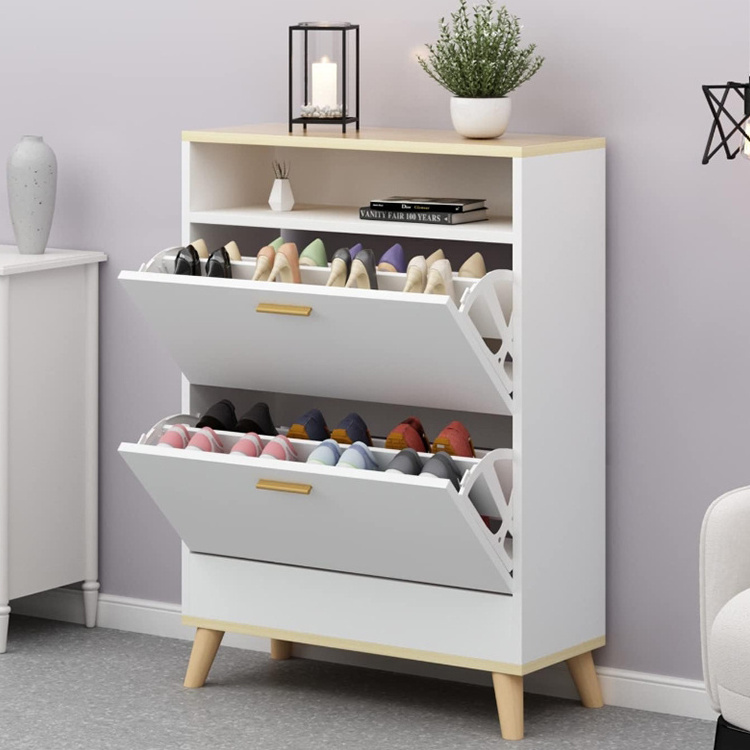 Hot sale living room shoes rack stand shoe organizer cabinet storage with drawer