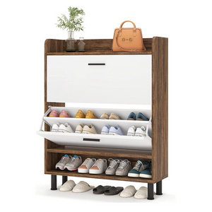 Luxury modern design entryway shoe rack cabinet multi layer hidden shoe rack