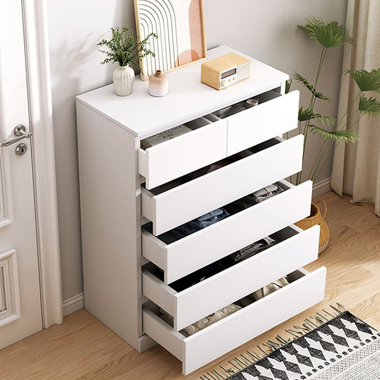 Hot sale chest of drawers storage organizer cabinet white mdf chest of drawers prices