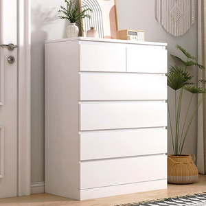 Hot sale chest of drawers storage organizer cabinet white mdf chest of drawers prices