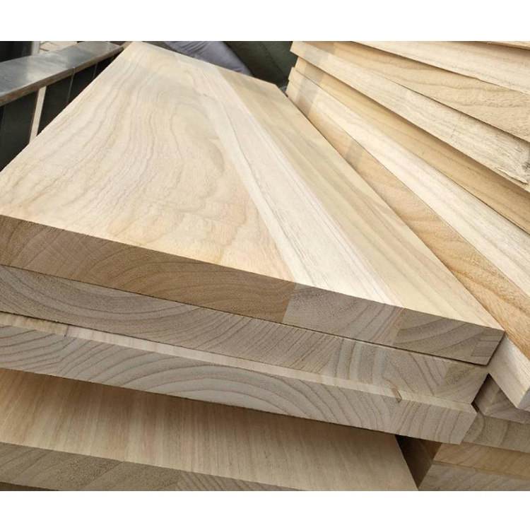 AA Grade Paulownia Solid Wood Logs Paulownia Furniture Wood Board for Sale