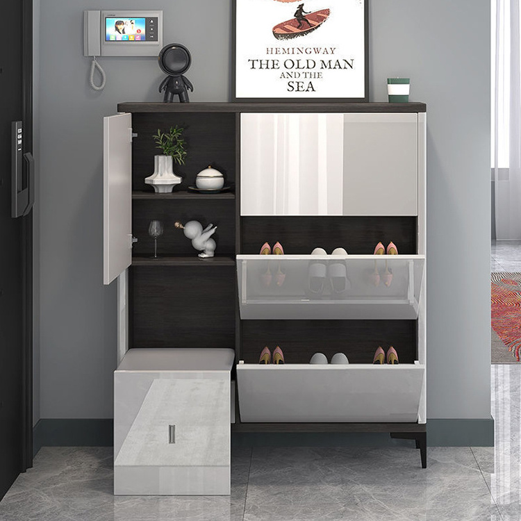 Luxury entrance home furniture shoes cabinet rack storage organizer shoe rack cabinet