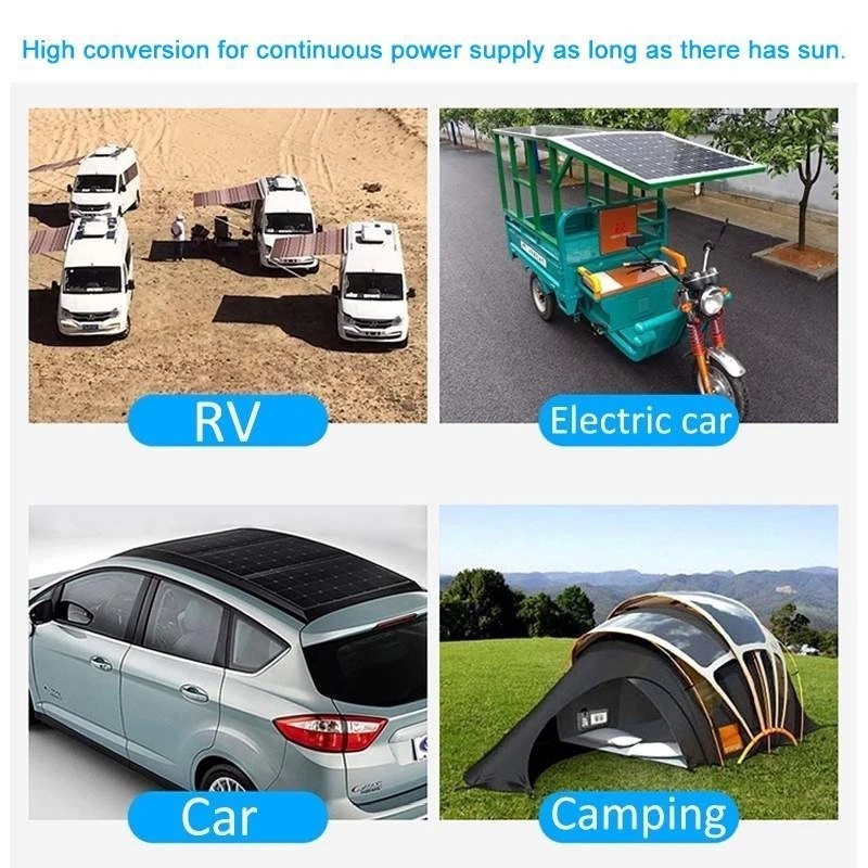 100W Solar Panel 10A-60A Controller Solar Panel Phone RV Car MP3 PAD Charger Outdoor Battery Supply