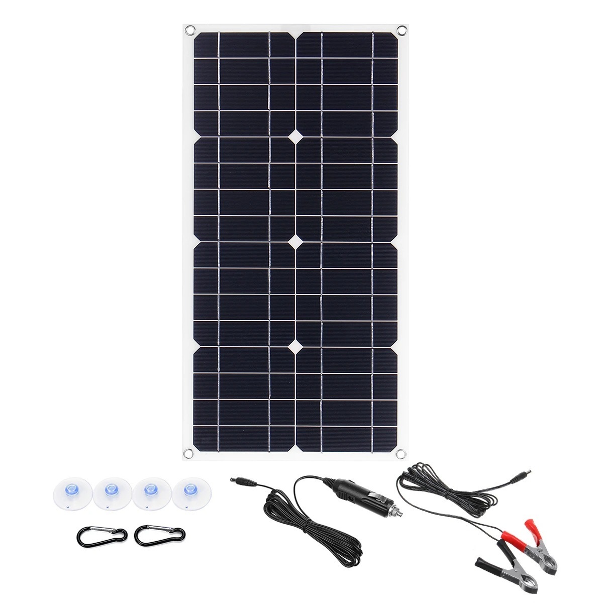 100W Solar Panel 10A-60A Controller Solar Panel Phone RV Car MP3 PAD Charger Outdoor Battery Supply