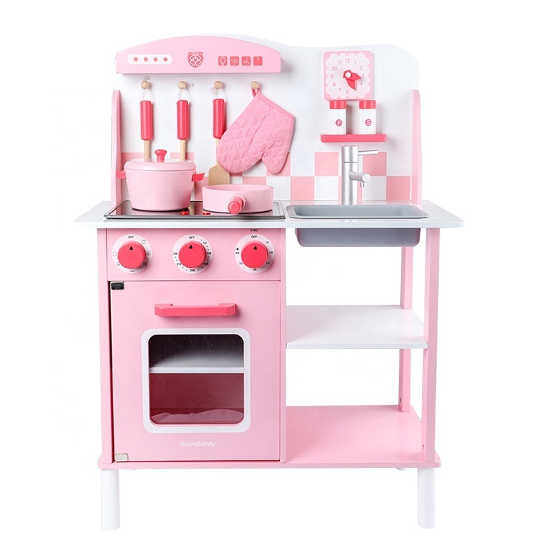 wholesale Simulation Kids Large Size Cooking Toy pretend kids wooden kitchen toy