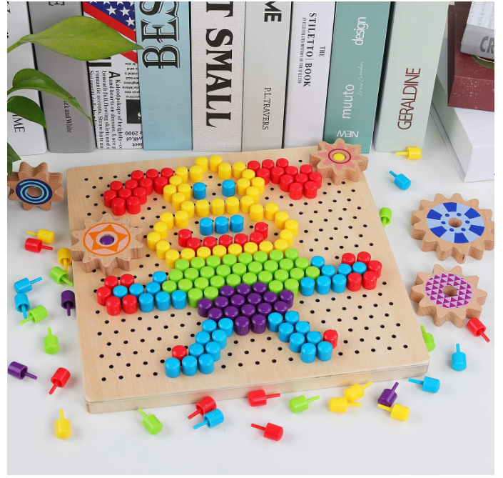 Educational fuse beads cheap wholesale diy toy hama beads Wooden perler beads