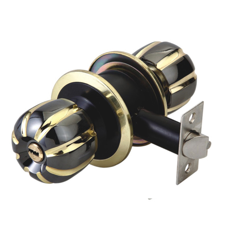 Grade 3 Residential Entrance Privacy Bathroom Bedroom Interior Safe Tubular Cylindrical knob  Handle Lock