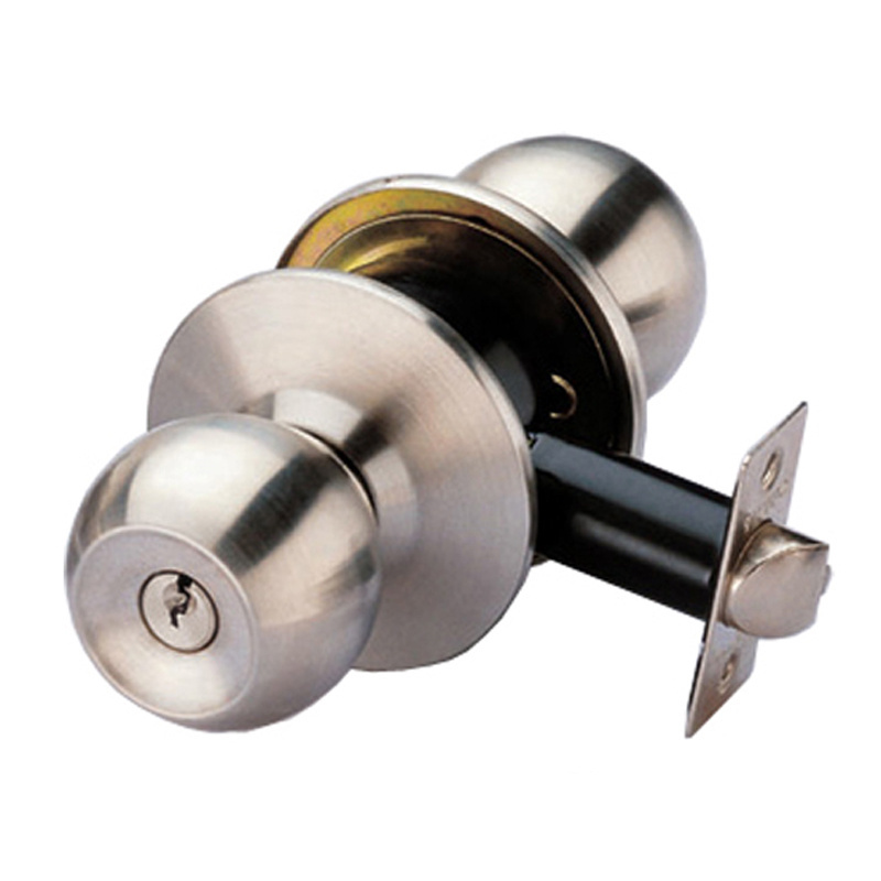 Entrance Safe Stainless Steel Entry Privacy Passage 587 American Cylinder Hotel Round Knob Cylindrical Door Lock