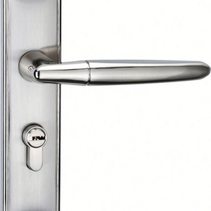 Mortise Handle Lock Recessed Stainless Steel Handle Sliding Door Lock