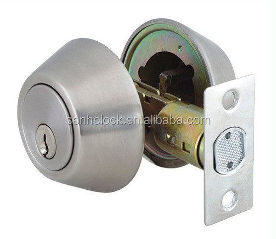 Bedroom brass Door Deadbolt Locks FOB factory lock in door