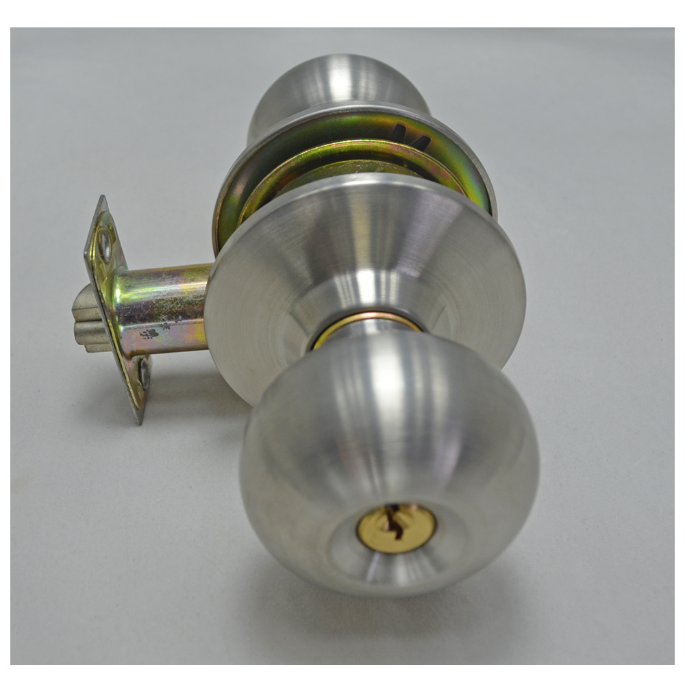 5791 zhongshan factory good sale stainless steel cylindrical entry round knob door lock