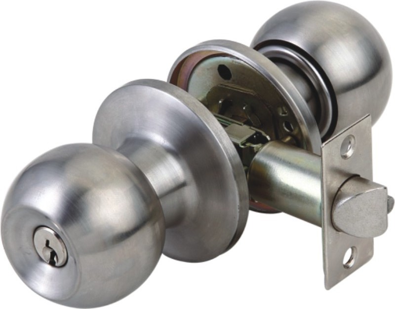 Stainless steel practical three bar spherical lock rust proof and durable suitable for any door