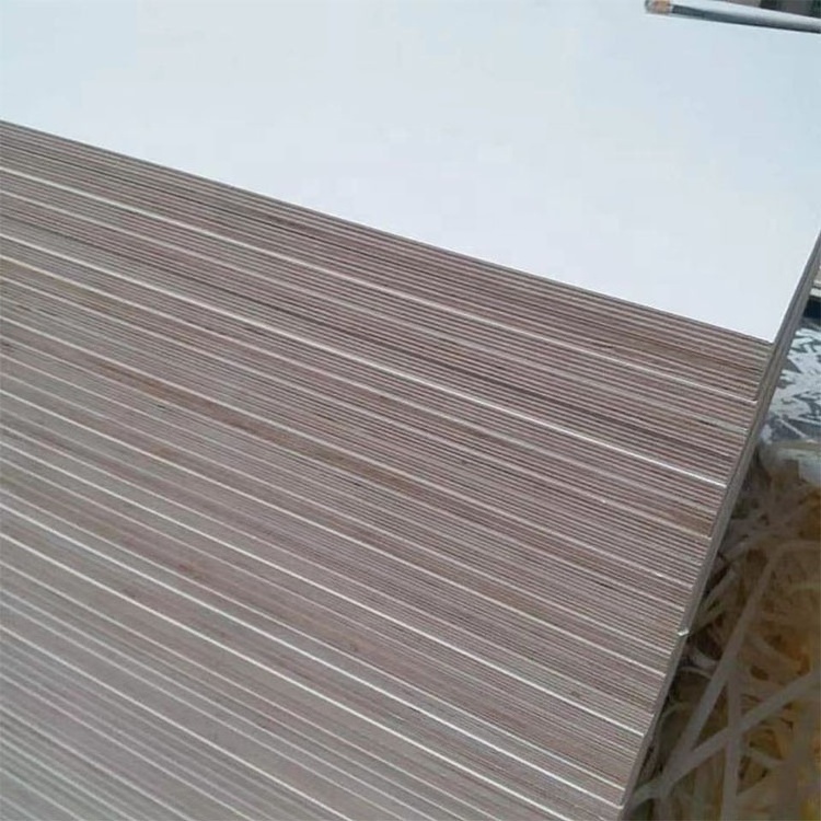 Competitive Price white color melamine laminated plywood 18mm 16mm 3/4 4x8 plywood sheet