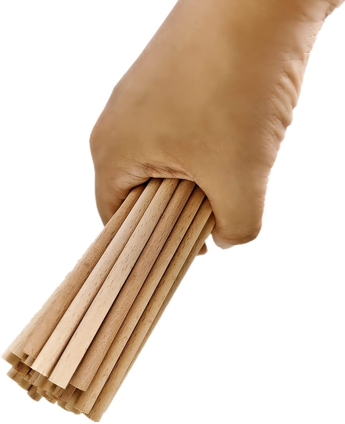 wholesale custom Unfinished Natural Wood Sticks Wooden Cake Dowel Rods