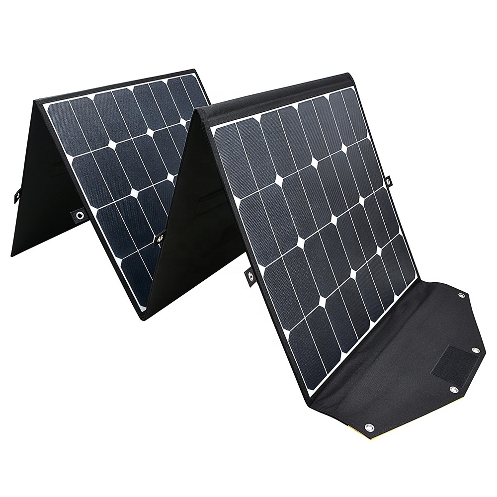 travelling camping ETFE mono foldable kit solar panel charger 300w 250w 200w 18v folded outdoor  for campers for solar System