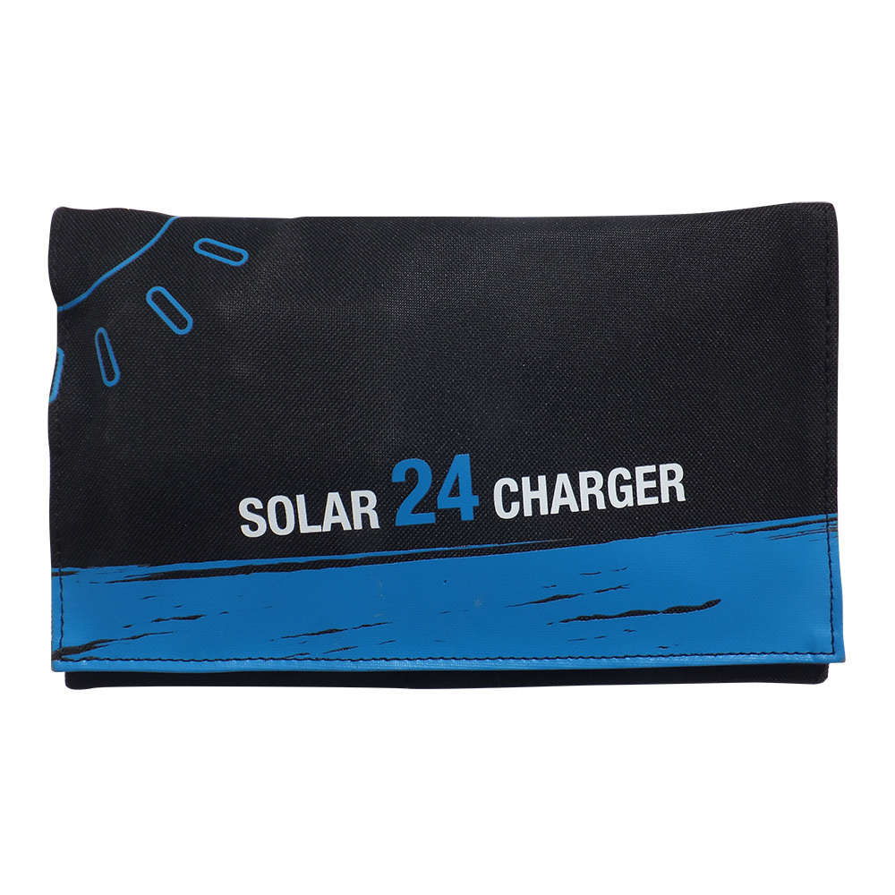 24W 5V Output Portable Solar Panel Charge With Two USB Ports For Phone Tablet Flexible Waterproof Outdoors solar panels