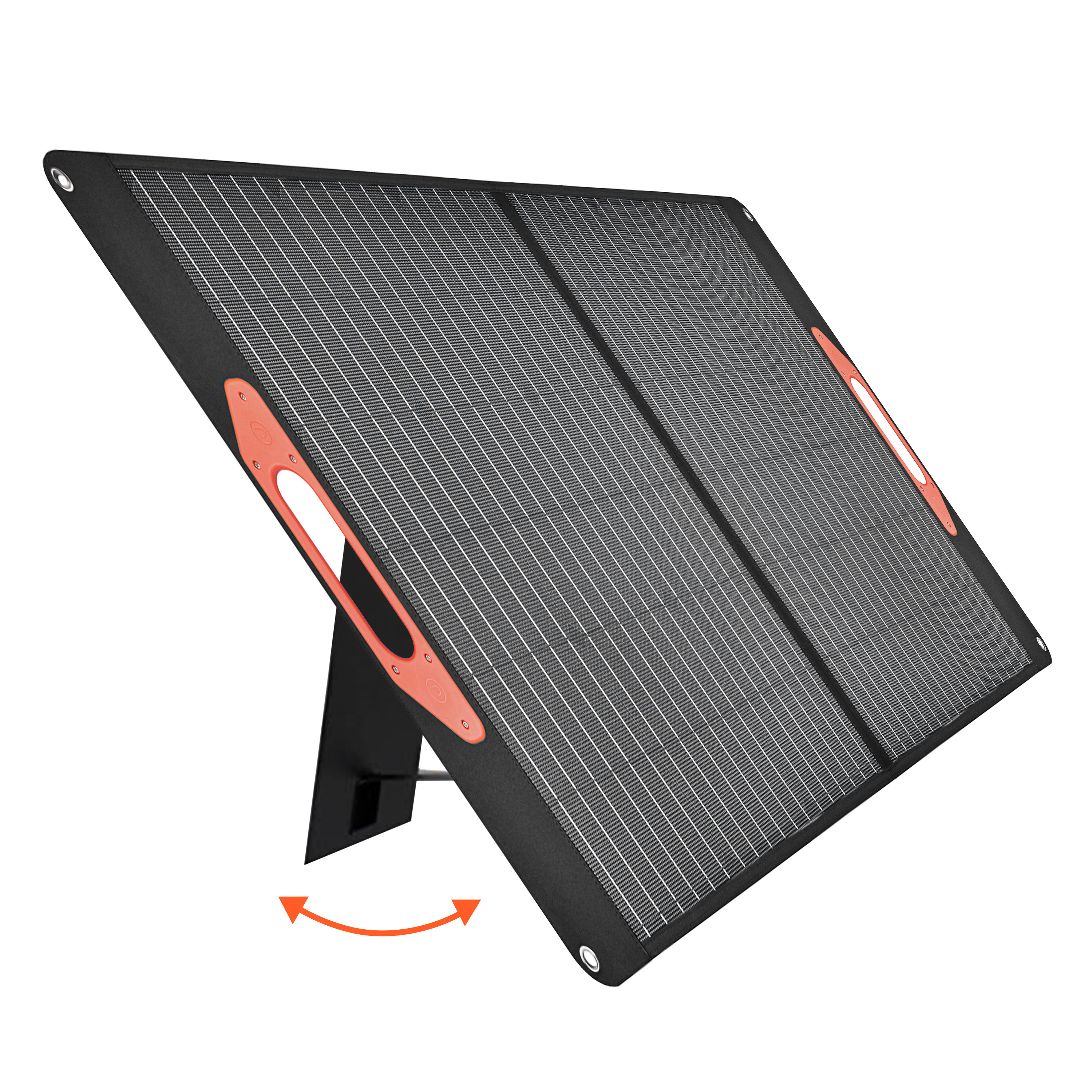 100W Portable Foldable Solar Panel Charger Kit 18V DC Output for Portable Generator Power Station  12V RV Boat Car Battery  US