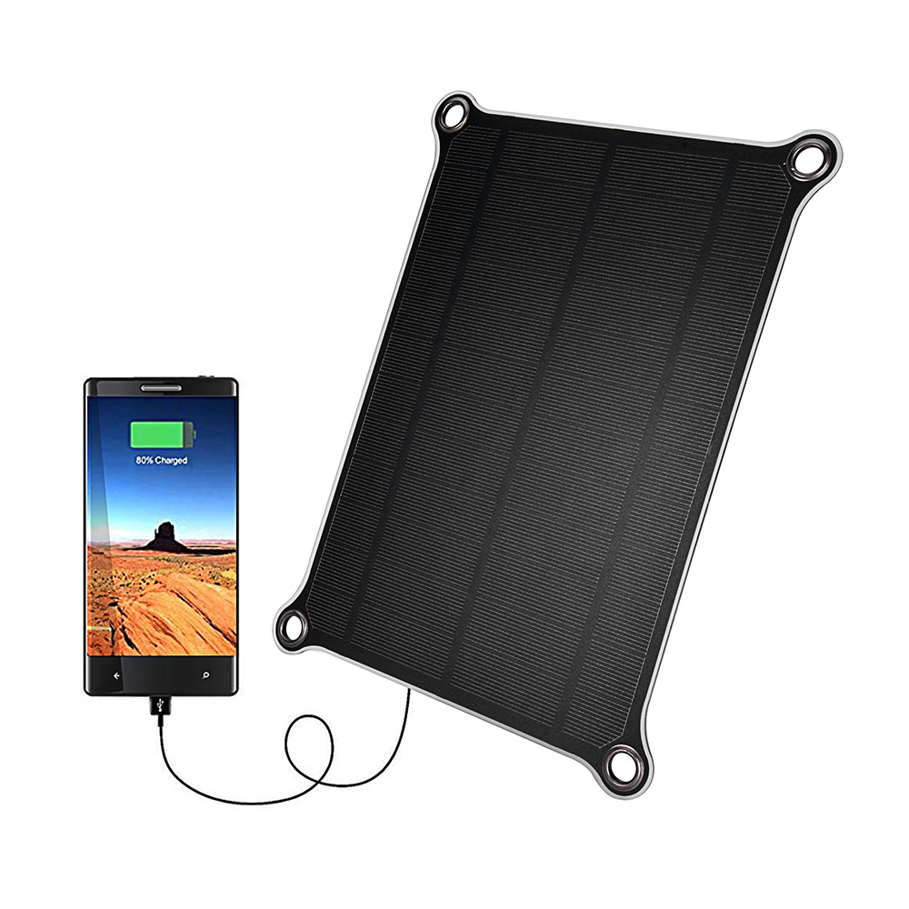 Outdoor Solar Panel 6W Backpack Usb Charger Battery Power Bank Solar Charging Bag For Phones Camping Travel Backpack